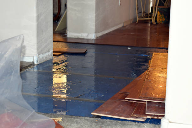 Professional Sewage Cleanup technician working in Pahokee, FL